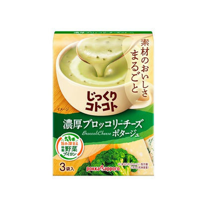 ポッカサッポロ    じっくりコトコト 濃厚ブロッコリーチーズポタージュ