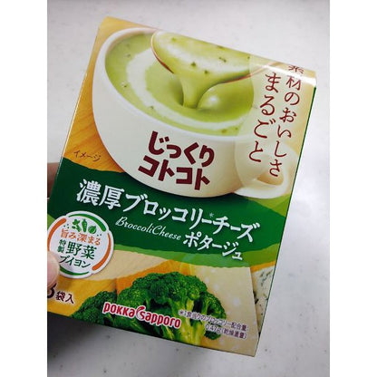 ポッカサッポロ    じっくりコトコト 濃厚ブロッコリーチーズポタージュ