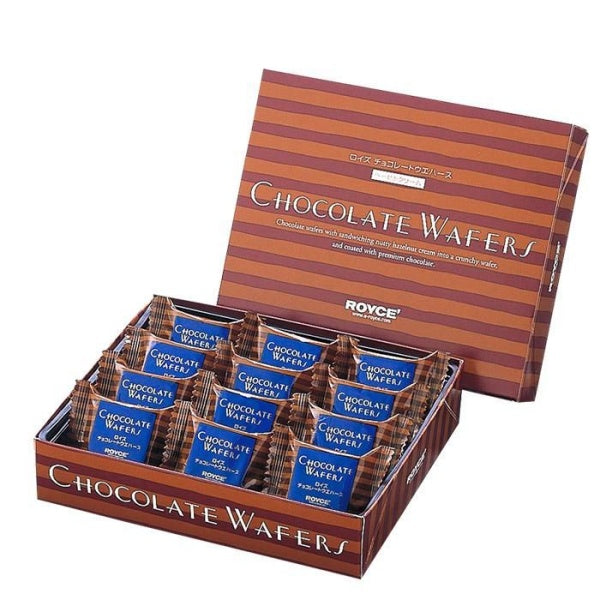 ロイズ　チョコレートウェハース　ヘーゼルクリーム　12枚入り
