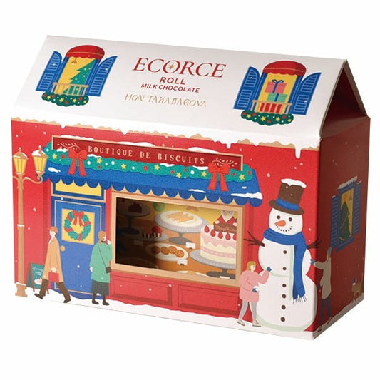 本高砂屋   クリスマス・エコルセ 丸型ミルクチョコ   6包