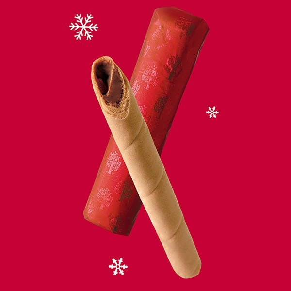 本高砂屋   クリスマス・エコルセ 丸型ミルクチョコ   6包