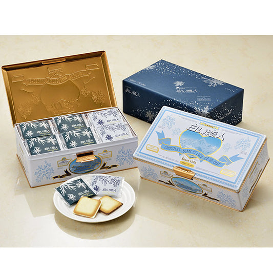 石屋製菓   白い恋人（ホワイト&ブラック）54枚缶入