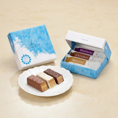 石屋製菓  美冬（ブルーベリー、キャラメル、マロン）3個入
