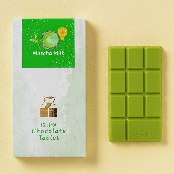 石屋製菓  チョコレートタブレット（抹茶ミルク）