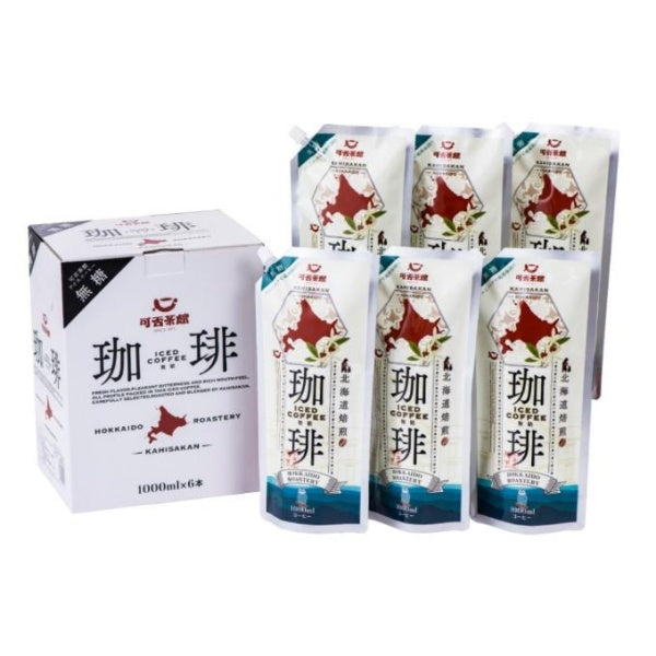 可否茶館　アルミパウチアイスコーヒーギフト(6本ｾｯﾄ）