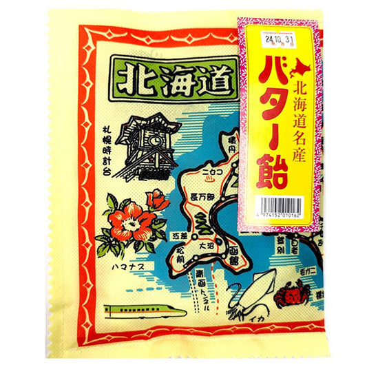 昭和製菓 北海道地図布バター飴110ｇ