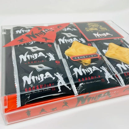 若尾製菓  クッキー 忍者クッキー 手裏剣の形のクッキー  12個入