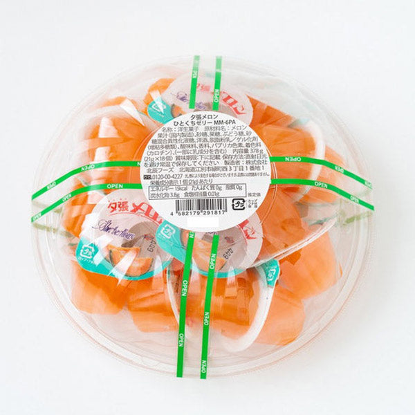 北辰フーズ  夕張メロンひとくちゼリー　18個入り