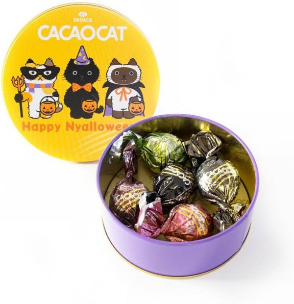 DADACA   CACAOCAT 缶 ミックス 5 個入り Nyalloween