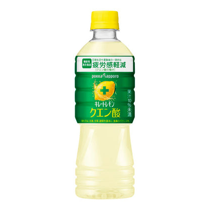 ポッカサッポロ   キレートレモンクエン酸（525ml） 機能性表示食品