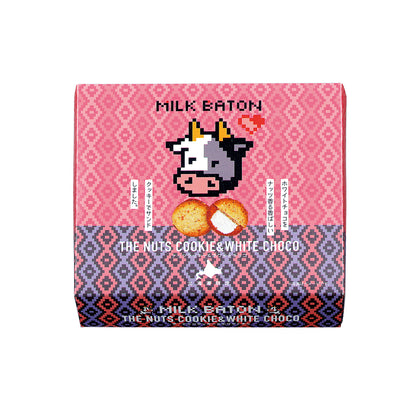 MILK BATONミルクバトン ザ・ナッツクッキー＆ホワイトチョコ12 枚入