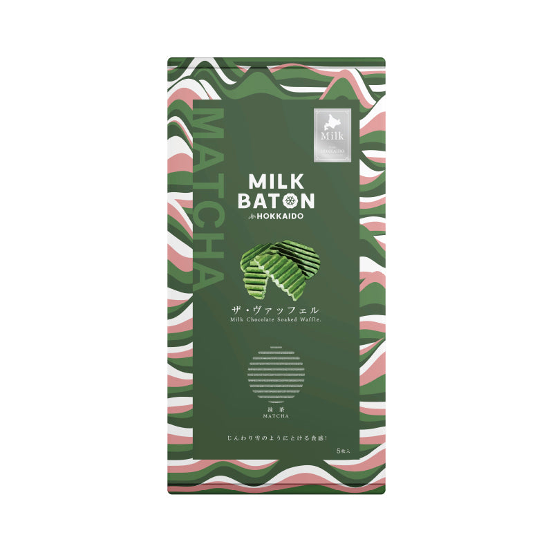 MILK BATONザ・ヴァッフェル　抹茶　5枚入り