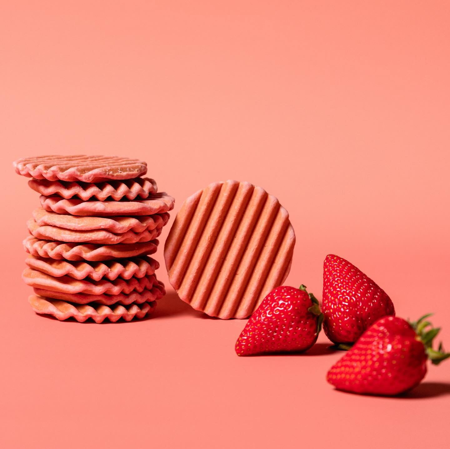 MILK BATONザ・ヴァッフェル　イチゴ　5枚入り