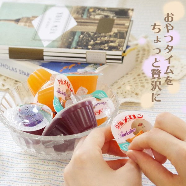 北辰フーズ   夕張メロン＆ハスカップひとくちゼリー  18個入