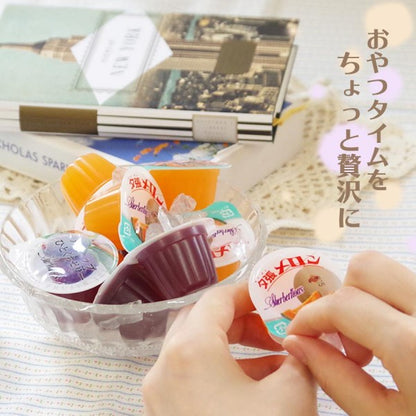 北辰フーズ   夕張メロン＆ハスカップひとくちゼリー  18個入