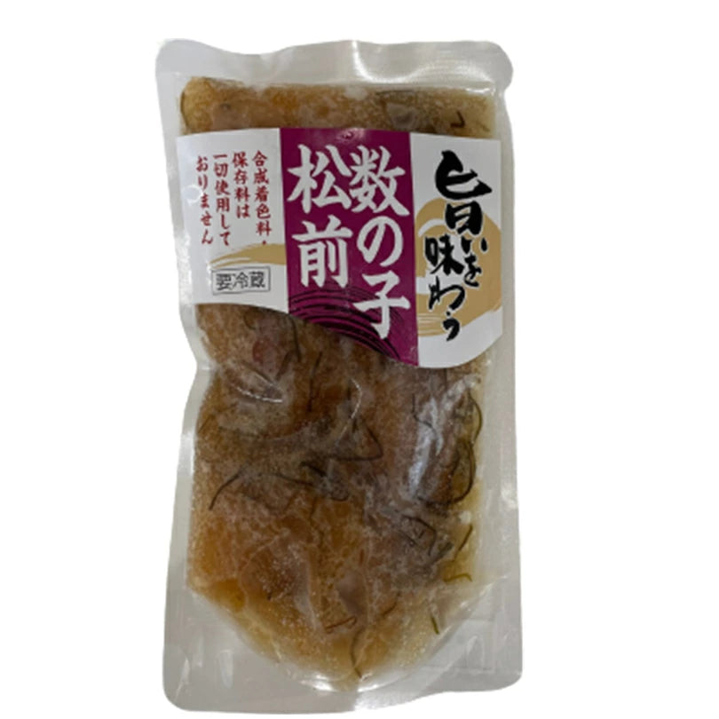 Taste the deliciousness of Matsumae-zuke herring roe