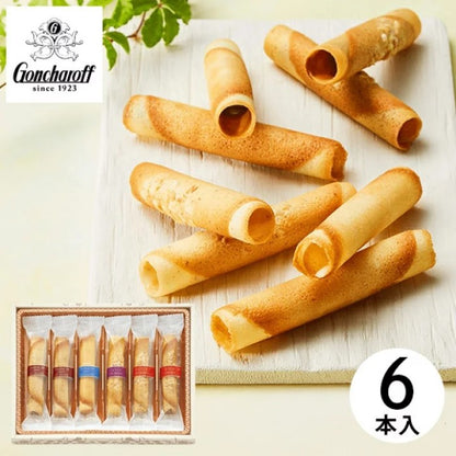 Goncharoff   コルベイユ（6本） [ゴンチャロフ]　焼き菓子 ロールクッキー