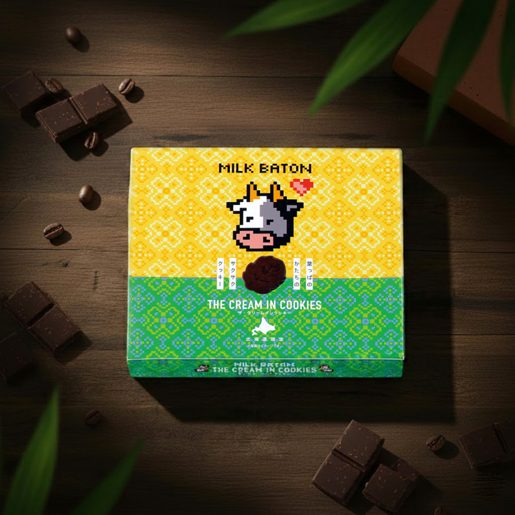 MILK BATONミルクバトン　ザ・クリームインクッキー8 枚入