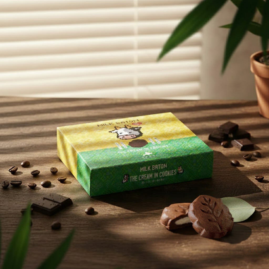 MILK BATONミルクバトン　ザ・クリームインクッキー8 枚入